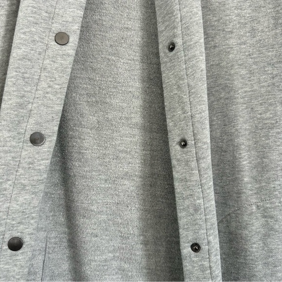 Gray Long Button-Up Robe - Picture 16 of 17